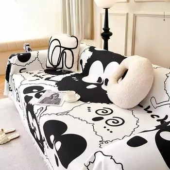 Милые четыре сезона, универсальный простой диван Ins, ткань, полное покрытие, чехол для дивана, одеяло для трех человек 60x50cm
