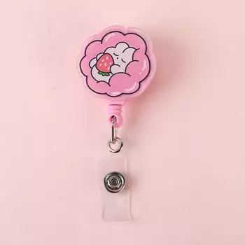Милые цвета Клипсы для бейджа Держатель для бейджа Держатель для ID-карты Студенческий Выдвижной бейдж-ролик Рабочая карта Style 1