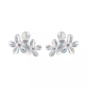 Милые цветы, винты, серьги, полный девчачий нишевый дизайн