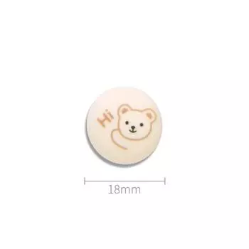 Милые детские мультяшные пуговицы для мужской и женской одежды Пальто Свитер Кардиган Декоративные высококачественные пуговицы Универсальные пуговицы 1#