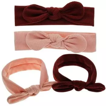 Милые детские повязки для мальчиков и девочек, эластичные повязки на голову, тюрбаны