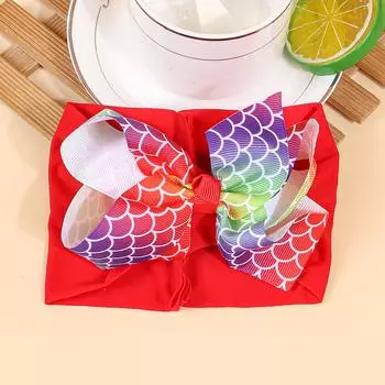 Милые детские повязки на голову Эластичные Мягкие Повязки с бантами-единорогами для новорожденных для девочки Детский тюрбан Аксессуары для волос для младенца