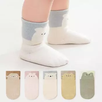 Милые детские противоскользящие носки, хлопковые милые носки с героями мультфильмов для новорожденных для девочек и мальчиков, весенне-летние детские носки для детей 0-3 лет 0-6M