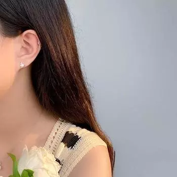 Милые детские серьги-колпачки в виде звездочек для женщин с милым дизайном и формой сережек