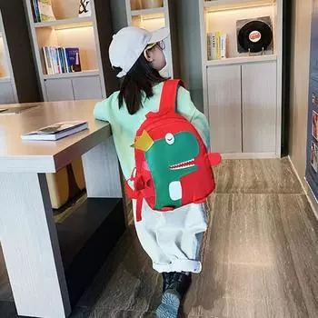 Милые детские школьные сумки с рисунком для мальчиков и девочек, модные детские рюкзаки для детского сада, начальной школы, детские рюкзаки для школьников S красный
