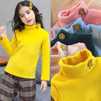 Милые девушки осень зима бархат утолщенные пуловеры теплые модные малыш мальчики девочки плюшевые теплые толстовки пуловеры 160 чёрный