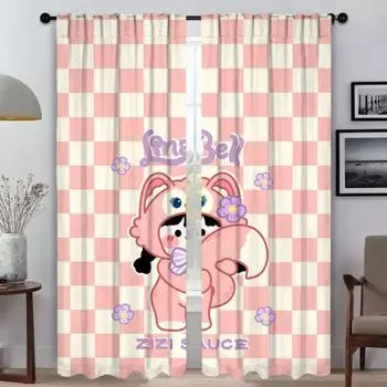 Милые девушки современные шторы для гостиной для камеры затемняющие шторы для домашнего интерьера шторы 2 шт. украшение на Хэллоуин W50xH70cmx2pcs-CL