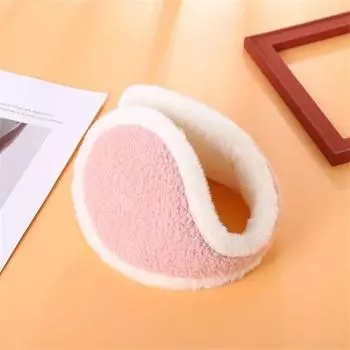 Милые для мужчин и женщин, сохраняющие тепло, наушники для ношения сзади, зимние теплые наушники, складные наушники, плюшевые хаки