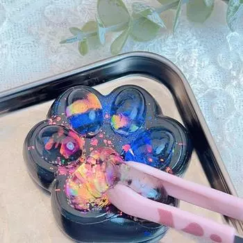 Милые двухцветные игрушки-лапки для кошек Tpr, игрушка для снятия стресса с медленным отскоком, мягкая игрушка-фиджет 1pc