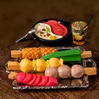 Милые фигурки еды Миниатюрные мультяшные искусственные продукты питания Модель еды Свадебная вечеринка Style 1