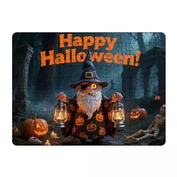 Милые фотографии пазлов на Хэллоуин, Пазлы, Семейные развивающие игры, Семейные декоративные картины. One Size синий