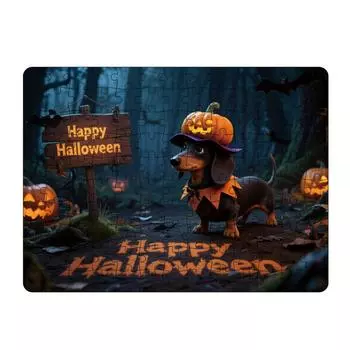 Милые фотографии пазлов на Хэллоуин, Пазлы, Семейные развивающие игры, Семейные декоративные картины. One Size синий