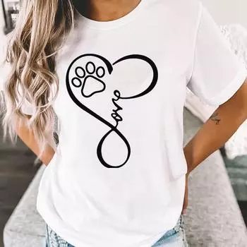 Милые футболки с изображением жеста любви для женщин, летняя футболка, повседневные топы с короткими рукавами и круглым вырезом, футболки XXS чёрный
