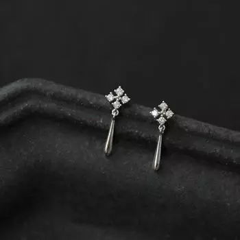 Милые и изысканные серьги, Простые и элегантные универсальные серьги, Длинные и модные серьги