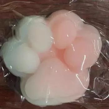 Милые игрушки Tpr Gradient Taba Squishy Cat Paw Squeeze Toys с медленным отскоком для снятия стресса и декомпрессии для детей 1pc