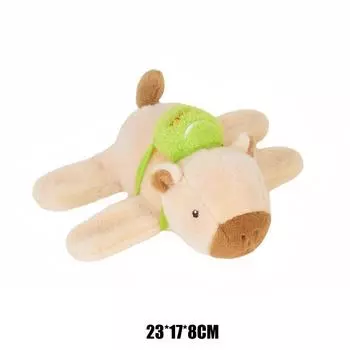 Милые капибары хлопают в ладоши, круглые игрушки, пощечина, браслет, браслет, капибара, плюшевое кольцо для рук, забавные поп-круги, подарок на день рождения для детей