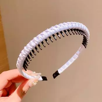 Милые конфетные цвета оберточная ткань зубы повязки для волос для девочек сладкое украшение для волос нескользящая повязка на голову резинка для волос модные аксессуары для волос