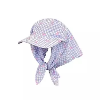Милые конфетные цветные банты с принтом на ремне, солнцезащитные шляпы для женщин, летние солнцезащитные шляпы для путешествий на открытом воздухе, универсальные солнцезащитные кепки-шарфы, подарки синий