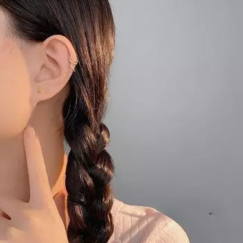 Милые круглые серьги-бантики из бисера для женщин, нишевый дизайн, новые студенческие серьги для пирсинга ушей