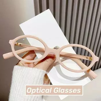 Милые крутые овальные винтажные очки с анти-синим светом, леопардовые очки с прозрачными линзами, женские очки в стиле ретро, простые очки, украшения, очки