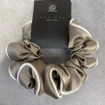 Милые кружевные шелковые резинки для волос для женщин Белая атласная резинка для волос для девочек черная резинка для хвостика резинки для волос шушу атлас