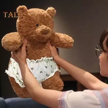 Милые куклы-медведи с трусиками Мягкие игрушки Плюшевый плюшевый мишка Плюшевая игрушка Друг для сна Обнимашки Мягкие игрушки Компаньон Подарки на Рождество и день рождения 28cm Bear