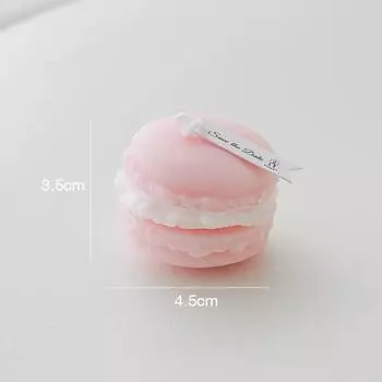 Милые макароны ручной работы, десерт, свеча с ароматом, свеча для ароматерапии из соевого воска, свечи для свадьбы, дня рождения, вечеринки, украшение дома