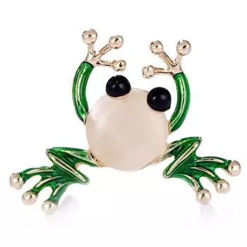 Милые маленькие значки в виде лягушки, брошь на воротник рубашки, булавка, ювелирные изделия, подарок для женщин и мужчин
