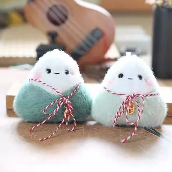 Милые милые драконьи лодки Праздник Маленькие рисовые пельмени Подвески Мягкие игрушки Куклы Сумки Подвесные украшения Брелок Куклы Куклы 11cm