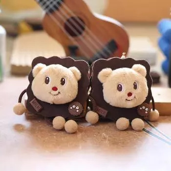 Милые милые печенья, масляный медведь, кулон, плюшевая игрушка, кукла, мультяшная сумка, подвесной брелок, кукла 13cm