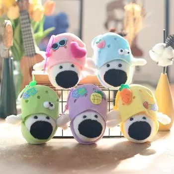 Милые милые туфли с отверстиями и собачка, маленькая подвеска, плюшевые игрушки, кукольные тапочки, сумка для собак, подвесной брелок для куклы 13 cm.