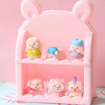 Милые мини-свиньи, смоляные трехмерные свиньи, микро-ландшафтные украшения