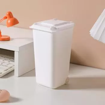 Милые мини-забавные настольные держатели для ручек для мусора с крышками для хранения канцелярских принадлежностей, студенческие домашние столы розовый