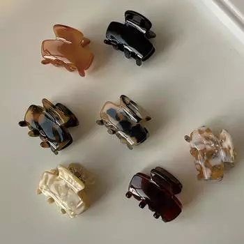 Милые мини-заколки из ацетата для женщин и девочек, зажим для волос, винтажные головные уборы, заколки для волос, аксессуары для волос, заколки для волос, маленькие заколки