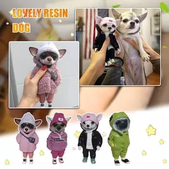 Милые модные куклы Могвай ручной работы чихуахуа шарпей собака статус домашний декор фигурка аксессуары декор One Size