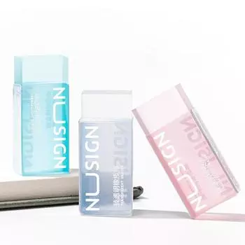 Милые мягкие ластики Прозрачный ластик Ins Simplicity Однотонный ластик Протирать ластик Милые канцелярские принадлежности для студентов