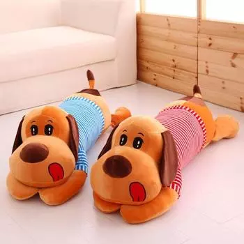 Милые мягкие плюшевые куклы для собак, мягкие игрушки, детский подарок None синий