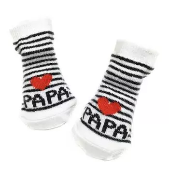 Милые мягкие теплые хлопковые носки с буквами «Любовь мама/папа» для маленьких девочек и мальчиков, подарок Papa