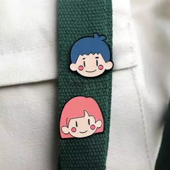 Милые мультяшные броши для девочек и мальчиков, металлические декоративные булавки, школьная сумка-карандаш, украшение для школьного ранца, подарок для детей