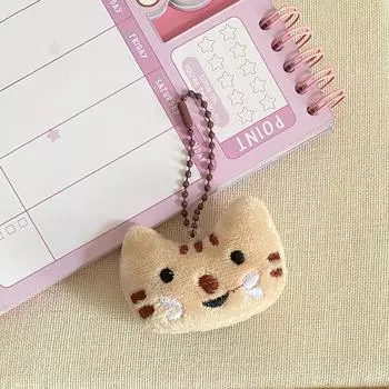 Милые мультяшные коты и рыбы брелки пара плюшевый котенок кукла игрушки сумка подвески брелки для женщин девочек кавайный брелок