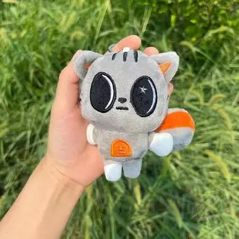 Милые мультяшные животные, плюшевые игрушки для кукол, брелок, школьная сумка, подвеска, украшения, аксессуары