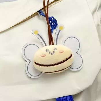 Милые наушники, котенок, пара, мини-плачущий кот, кукла, плюшевая мультяшная собака, пчела, сумка, подвеска, амулеты, украшение для рюкзака A5