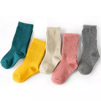Милые носки для маленьких девочек, мягкие хлопковые гольфы, детские носки, детские гетры Infantil 1 to 3 yrs