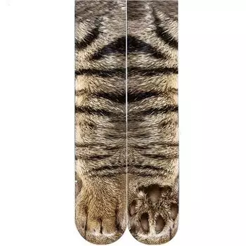 Милые Носки с Забавными Собаками Хлопковые Гольфы с Принтом Трубчатые Носки 3D Принт Носки с Животными Женские Носки Мужские Носки G Cat3