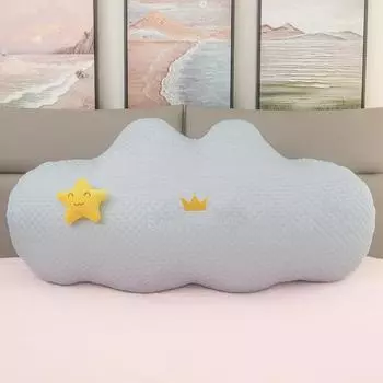 Милые Облака Звезды Луна Подушка-Плед Подушка для Девочки Подушка для Кровати Ледяная Фасоль Прохладная Подушка Двусторонняя Подушка Весна и Лето 60*35cm0.57kg