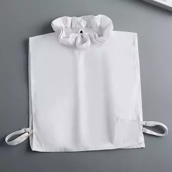 Милые оборки, воротник-стойка, ложный воротник для женской рубашки, кружевные съемные воротники для блузок, топы, ложный воротник, декоративный