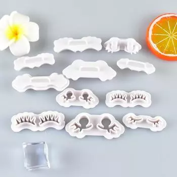 Милые очки для глаз, набор для вырезания печенья из мультфильмов, набор для торта на день рождения, штамп для печенья, форма для помадки, кухонный инструмент для выпечки, свадебной вечеринки