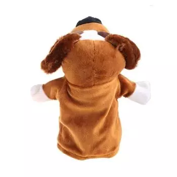 Милые перчатки для кукол-марионеток в подарочной коробке, наполнитель для мешка с подарками, интерактивная детская игрушка-животное, годовая шутка, реквизит для пальцев, игрушка