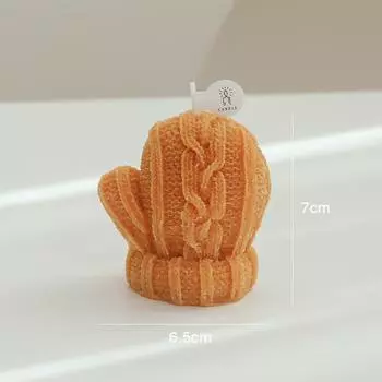 Милые перчатки ручной работы, свечи в форме ароматических перчаток, ароматерапевтические свечи из соевого воска, рождественские свечи, украшения для вечеринок и фестивалей