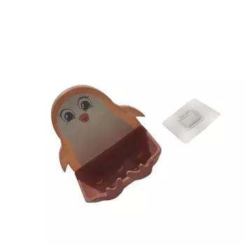 Милые пингвины водонепроницаемый дорожный мыльница чехол держатель для ванной комнаты тарелка портативный для душа аксессуары для дома походы розовый